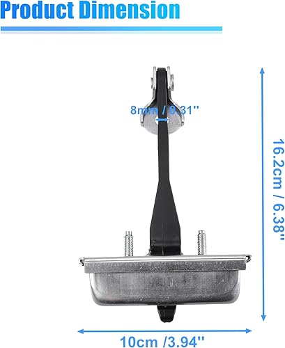 Miniatura 6 de ACROPIX Correa de control de puerta delantera izquierda derecha para automóvil GMC Envoy Fit para Buick Rainier - Paquete de 1 negro