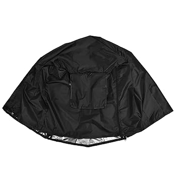 Pet Cage Cover, Stain Resistant Dustproof Rain-Proof 109x76x74cm Dog Crate Cover for Indoor for Outdoor(Black)