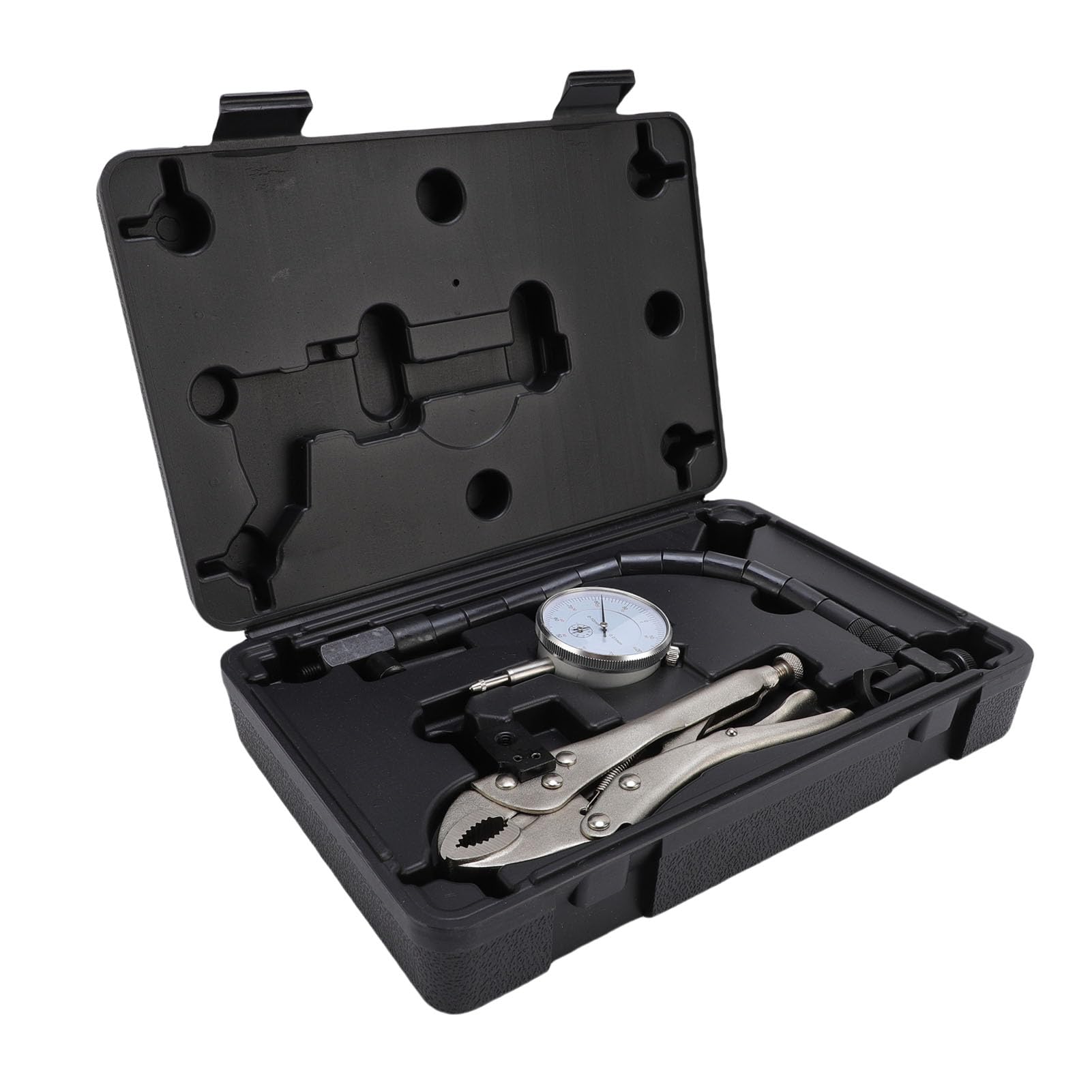 Juego de Medidores de Rotor de Freno de Disco Solución de Almacenamiento Conveniente con Estuche de Plástico para Facilitar el Transporte Eje Flexible para un Proceso de Medición Fluido