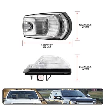 Amazon.com: 5Pcs Amber LED F250 Cab Roof Marker Light for