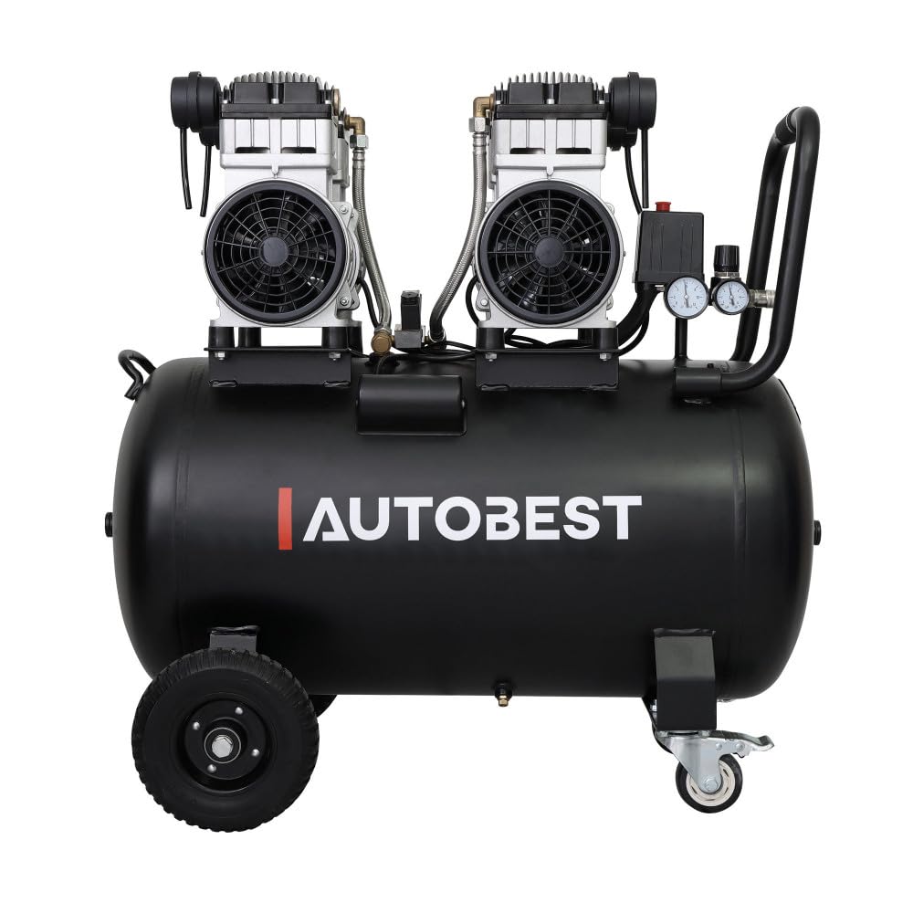 Compresseur 4 cylindres silencieux 100L