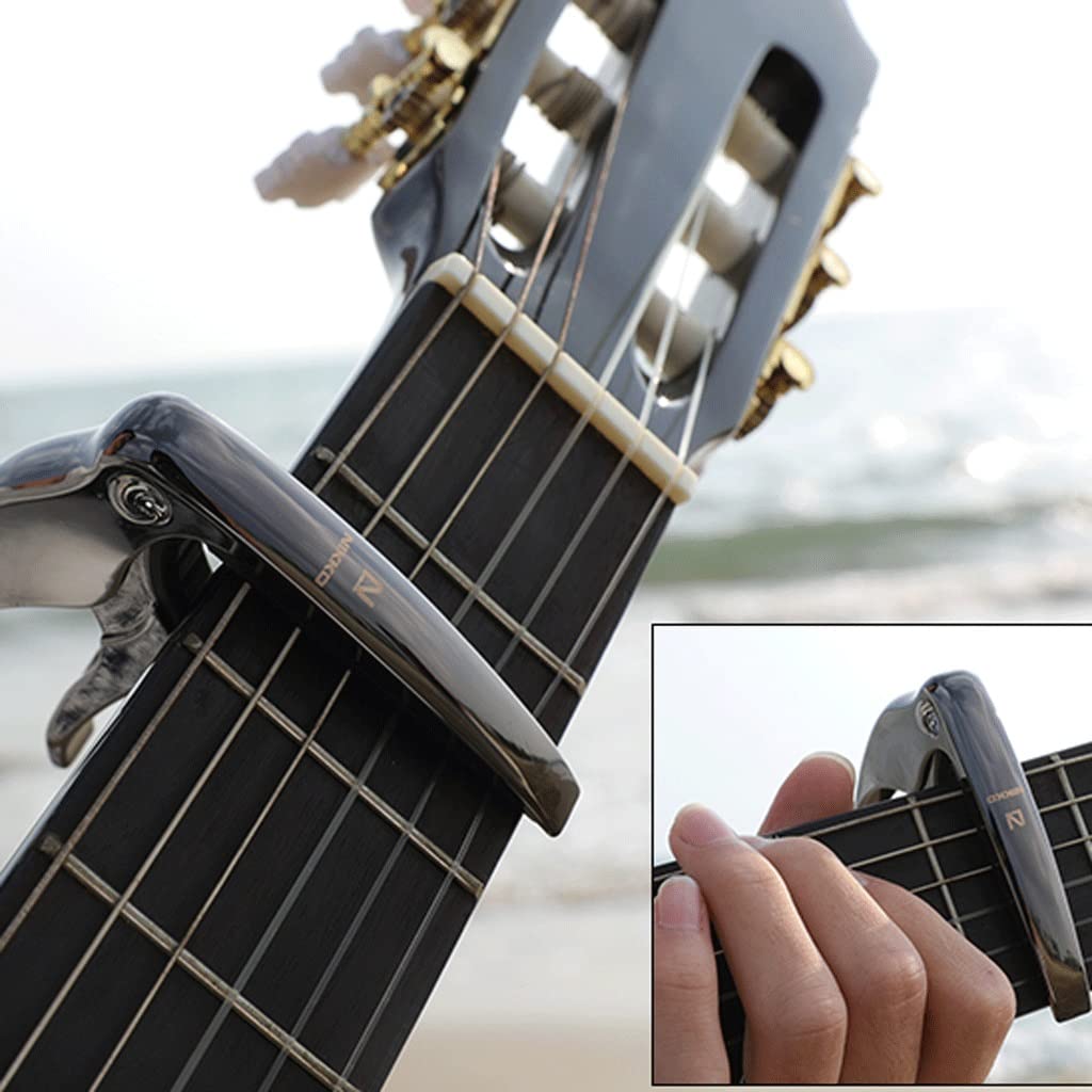 Capotasto per Ukulele per Chitarra, Pitch Clip, capotasto per Chitarra Folk, capotasto per Chitarra Ukulele, Accessori per Strumenti Musicali
