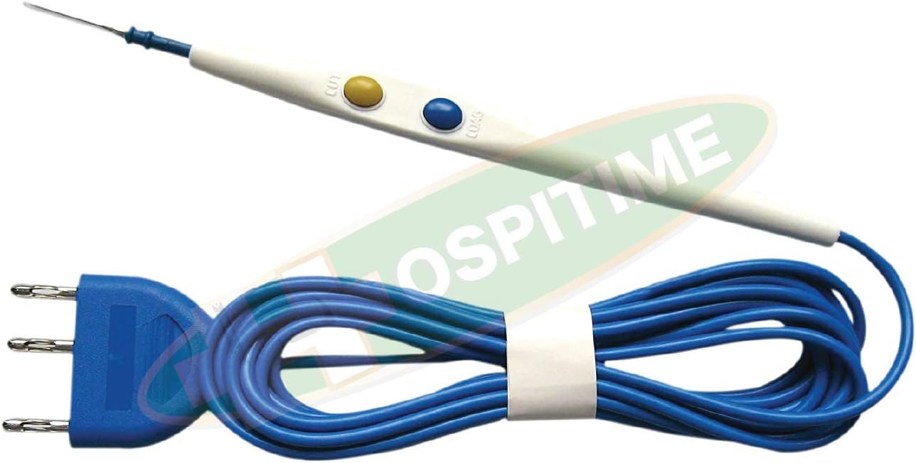 Hospitime Finger Switch Hand Control Electrosurgery Cautery Pencil Pack of 10