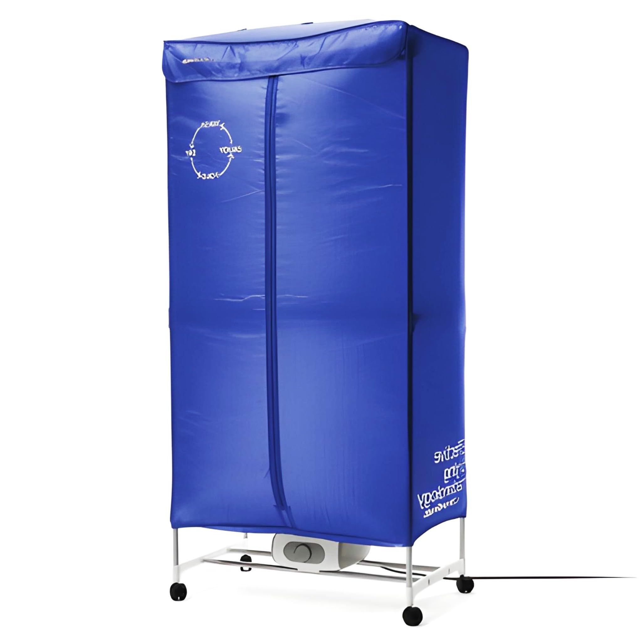 Bricoloco Secadora Eléctrica Portátil 1200 W y hasta 70 grados, 2 alturas y hasta 15 kgs de ropa - Antibacteriano-Perfecta para secar ropa en invierno rápidamente