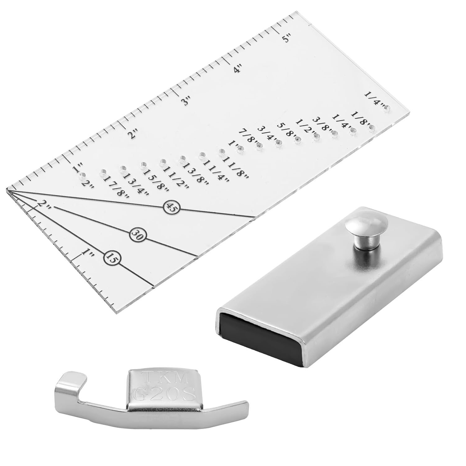 Seam Guide Ruler and Seam Guide,Sewing Rulers and Guides,3 Pcs Seam Guide