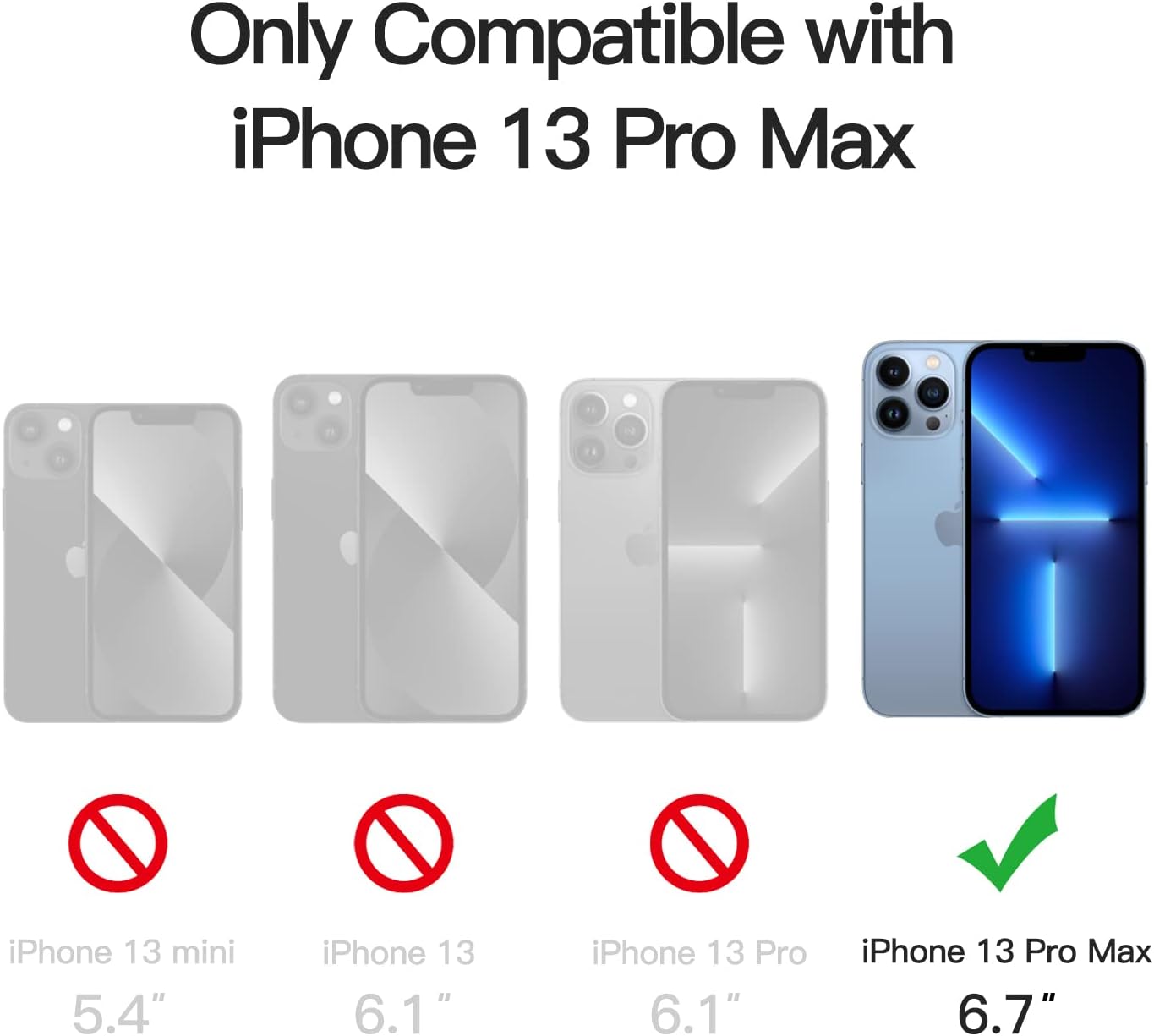 الأقوى - جيتك جراب مغناطيسي لموبايل ايفون 13 برو ماكس 6.7 بوصة... - view 2