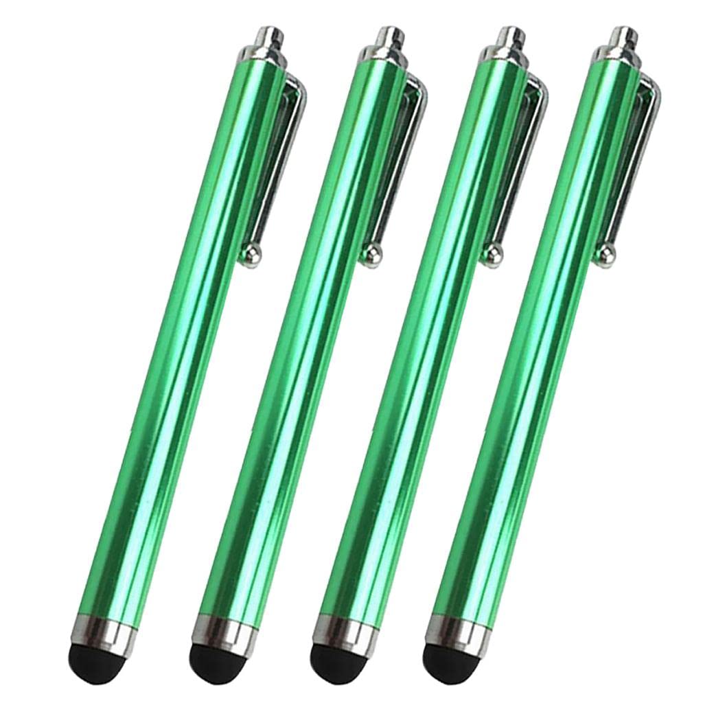 ATORSE 4 Pack Stylus Pens Compatible with Touch Screens Devices Universal Capacitive Stylus Pen with Pen Clip Compatible with Cell Phones Tablets Laptops All Touch Screens-Green-image-3