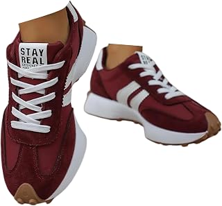 Fashion Thick Sole Sneakers for Women 2026 Women's Breathable Walking Shoes Trending Sneakers for Women 2026 Comfortable Support Casual Textile Upper, Rubber Sole, All Seasons