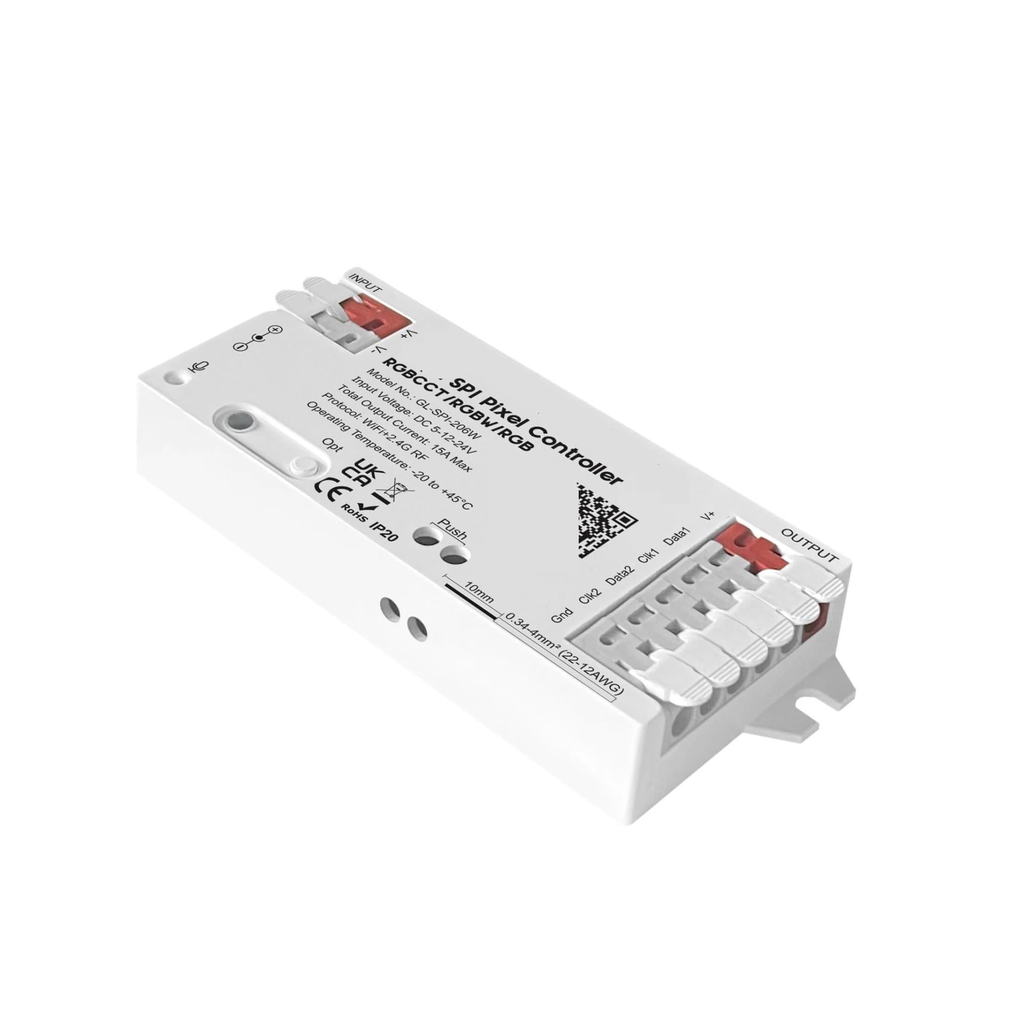 Atenuador LED RGBW RGBCCT con control por voz y chips SPI compatibles