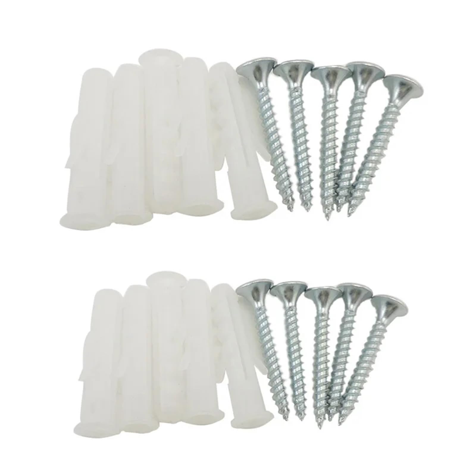 Curtain Rail Track Pulley, Curtain Rail Track Pulley 10pcs Gliders Screws Side Brackets End Caps(10pcs Screw)