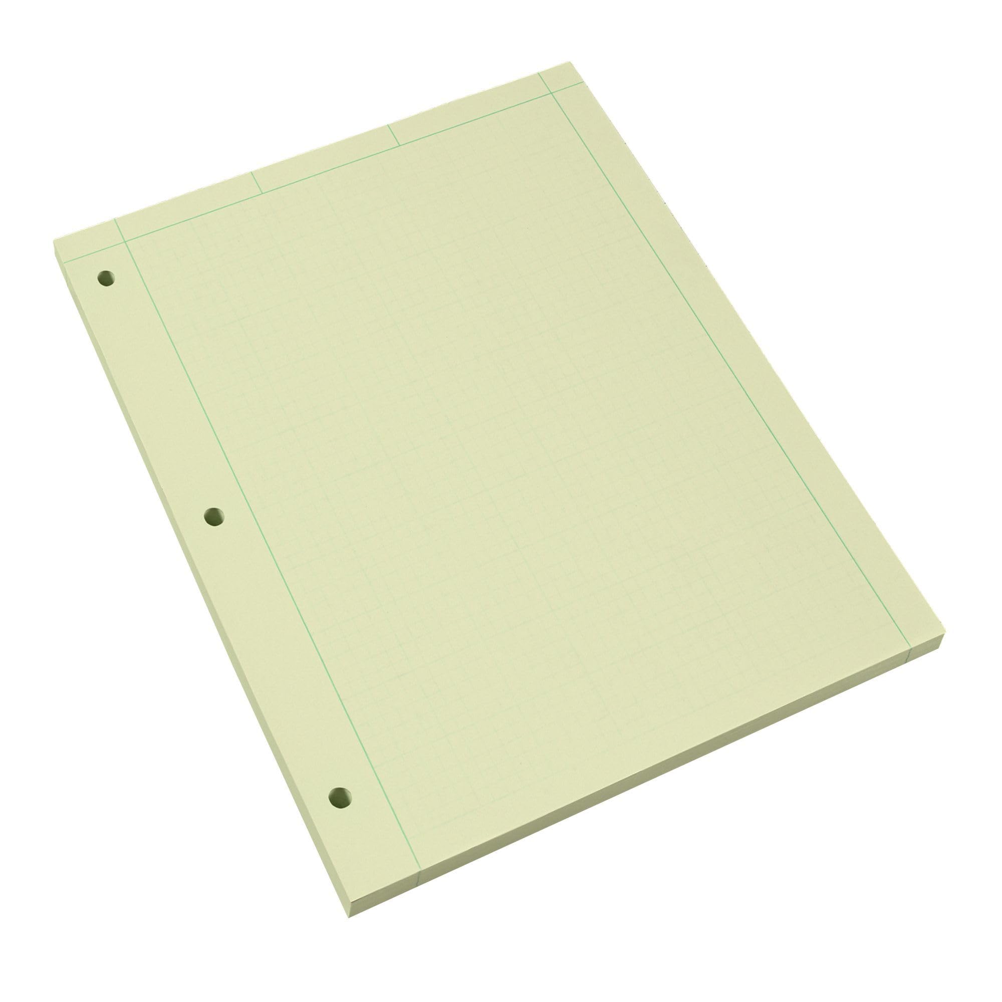 ROARING SPRING Almohadilla de ingeniería, 21,8 x 27,8 cm, verde, 100 hojas