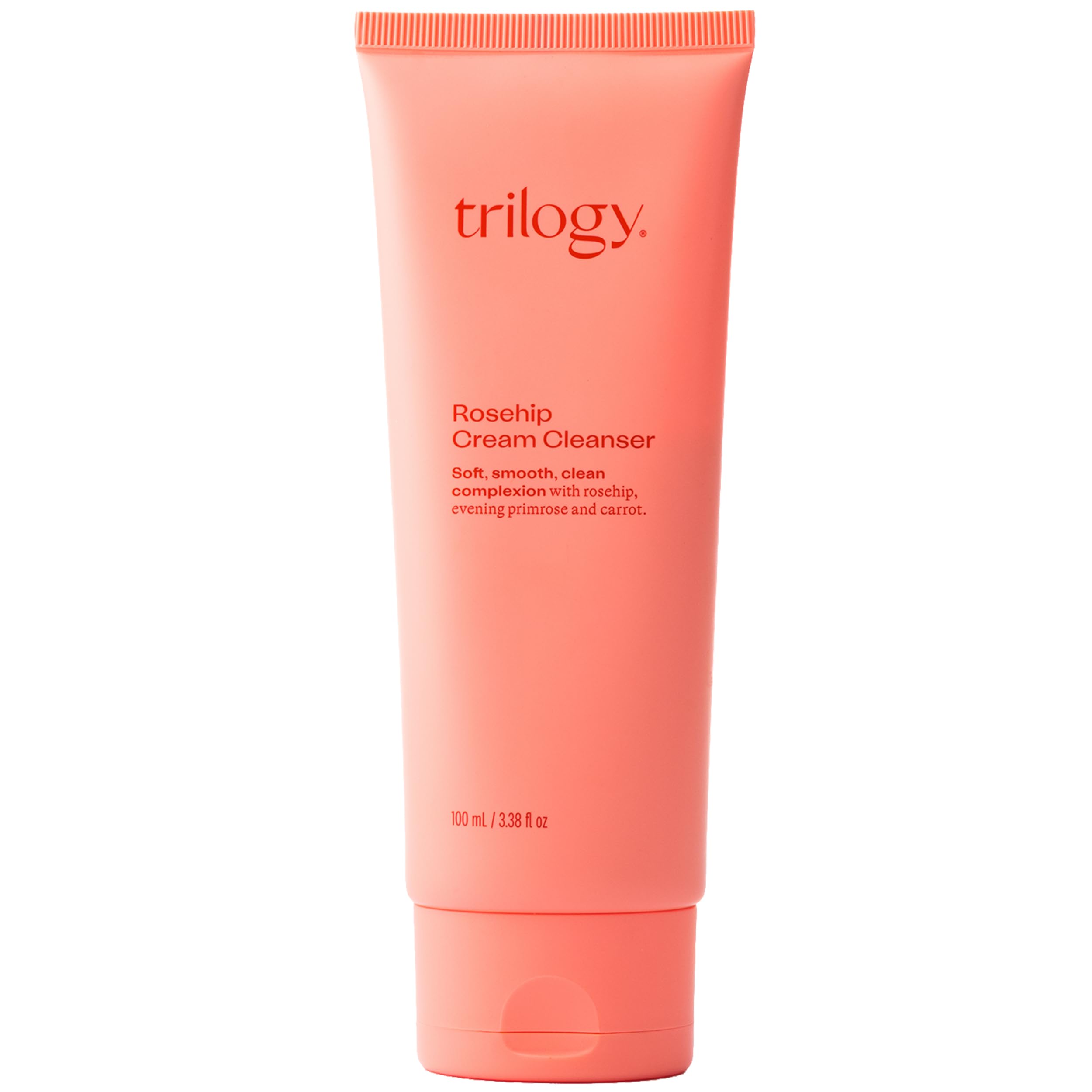Trilogy Rosehip Cream Cleanser, Gentle Hydrating Face Wash, 3.38 Fl Oz