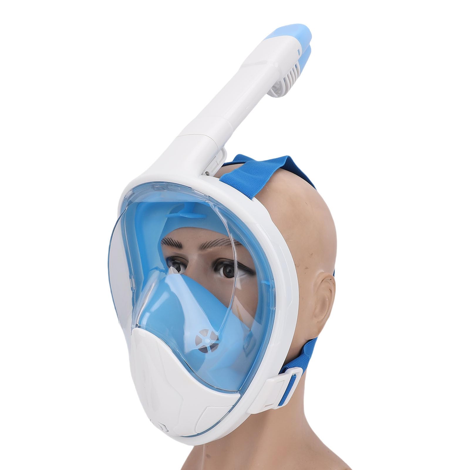 Cryfokt Occhialini da Snorkeling Integrali, Dry Top Antiappannamento Vista Panoramica a 180 Gradi Maschera da Snorkeling, Guarnizione in Silicone Liquido con Fascia per la Testa Regolabile per Adulti