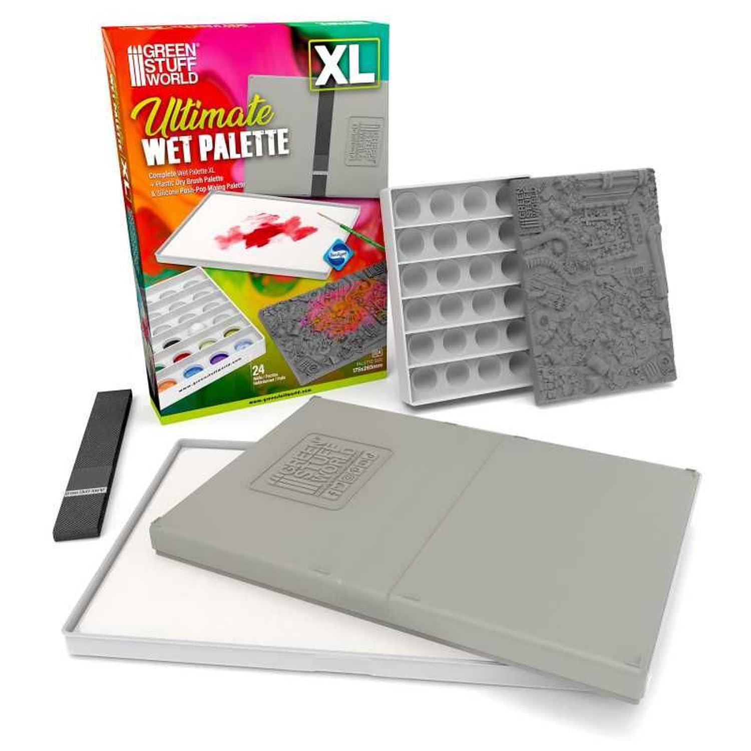 Greenstuff World Ultimate Wet Palette XL Modell Paint Tool GSWD-14161