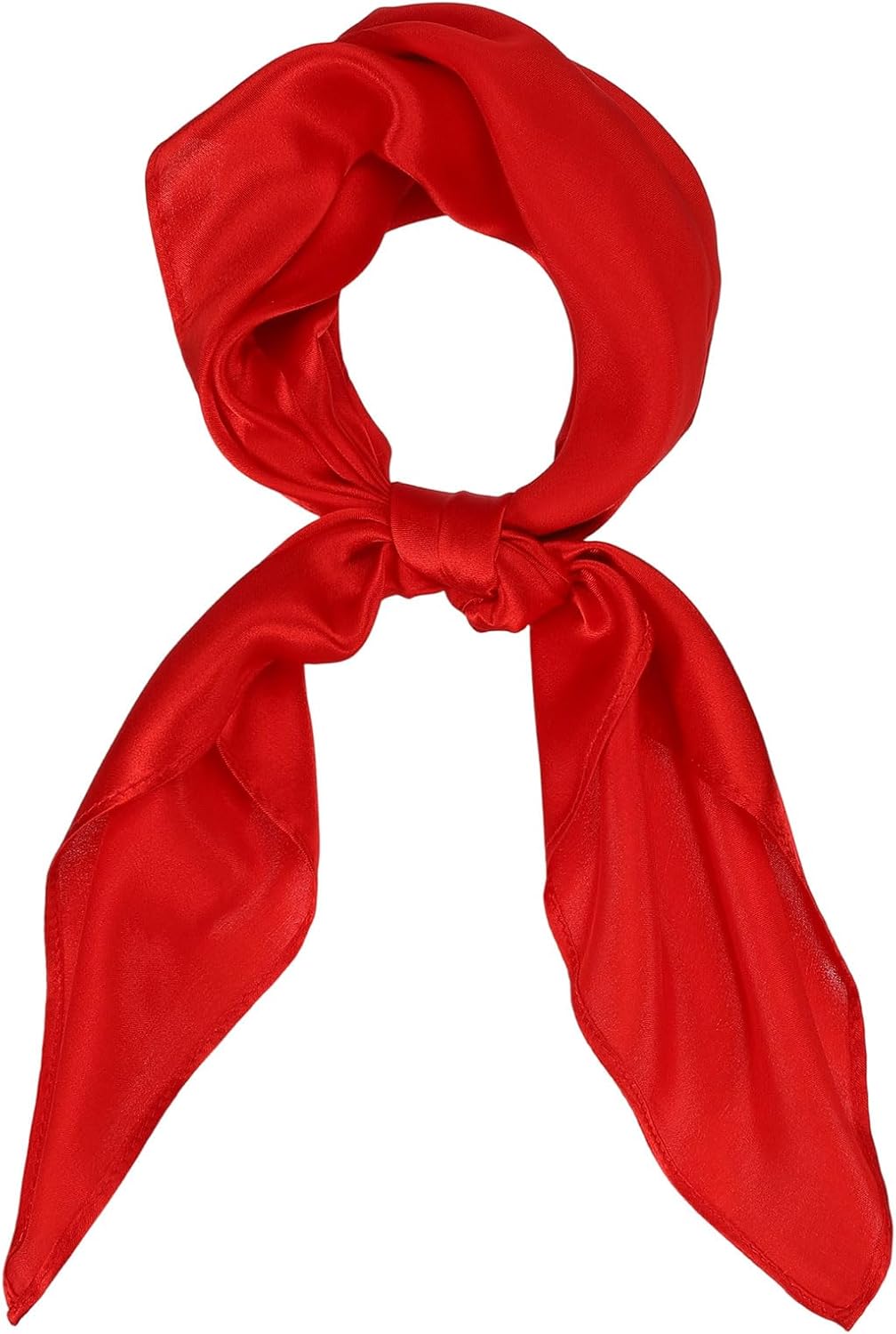 uxcell Fashion Scarves for Women, Silk Square Scarf, Silky Satin Head Scarf