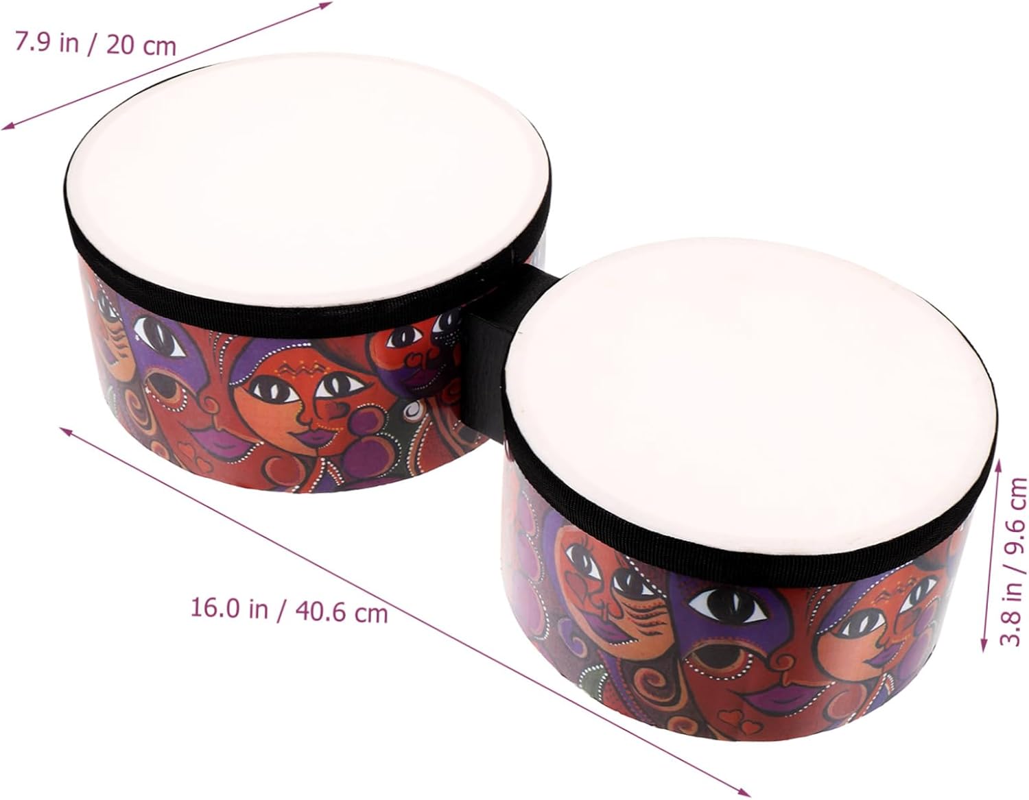 BESTonZON 1 Set Drum Percussion Instruments for Musical Instruments for Adults Bongos Kid Drum Drums for Age 8-12 Drums for Bongos for Bongos Drums 10 61DZE3IPpbL. AC SL1500