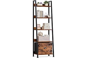 Ladder Bookshelf | Space-Saving Storage Solution | Furologee Ladder Shelf