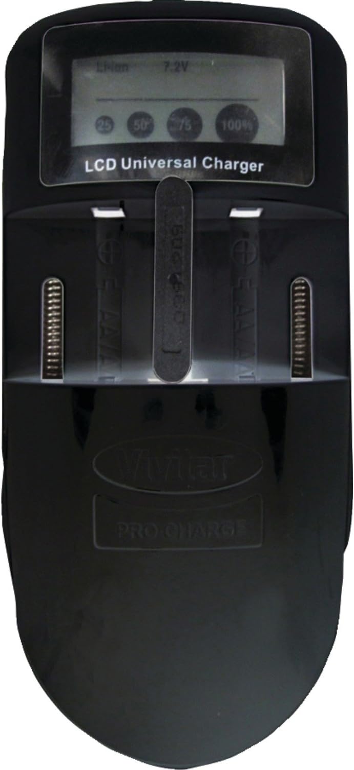 Vivitar VIV-SC-4200B Vivitar Viv-sc-4200b Ac/dc Lcd Universal Pro Charger (Black)