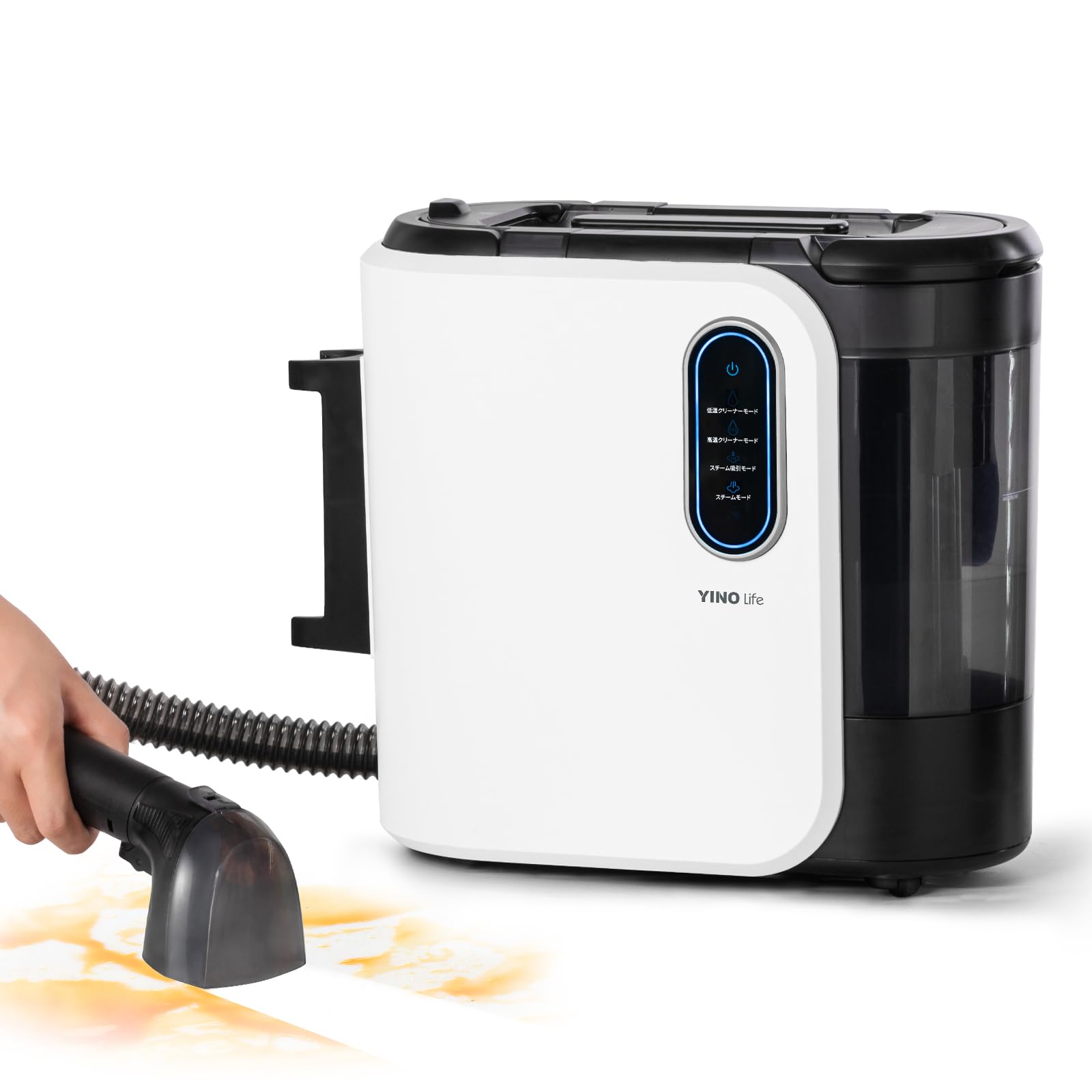 スチームクリーナー 15000pa超吸引力 スチームリンサー洗浄機 加熱式