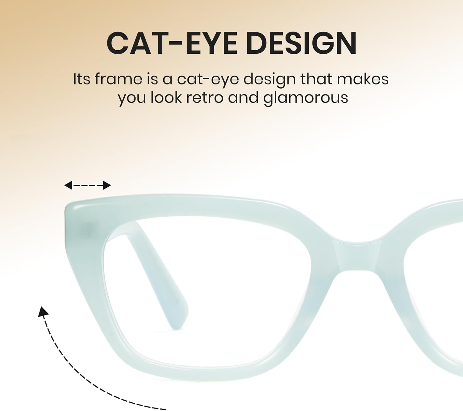 Cyxus Blue Light Glasses for Men Women Reduce Eye Strain UV Blocking for Computer Screen 8214 - Image 5