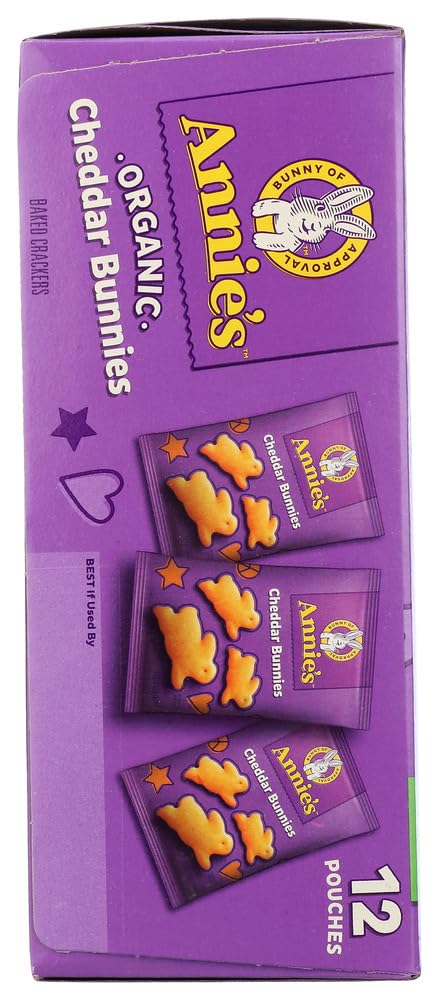Cracker Cheddar Bunnies Organic 12 Count, 12 Ounce