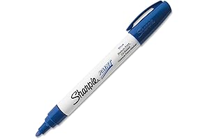 Create Dazzling Art and Markings with Sharpie Blue Paint Marker