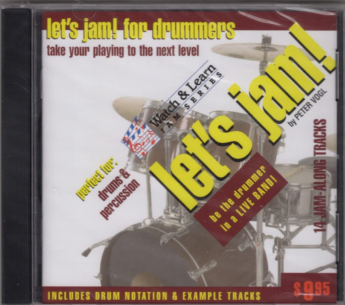Let's Jam for Drummers [Audio CD] Vogl, Peter