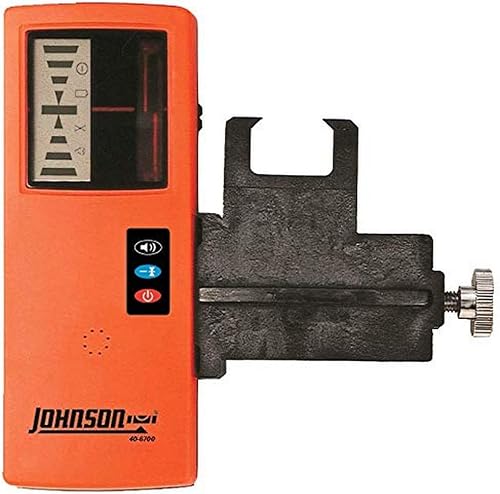 Level & Tool 40-6700 OneSided Laser Detector w/Clamp for Red Beam Rotating Lasers, 6.50" x 2.50", Red Beam, 1 Laser Detector,Orange