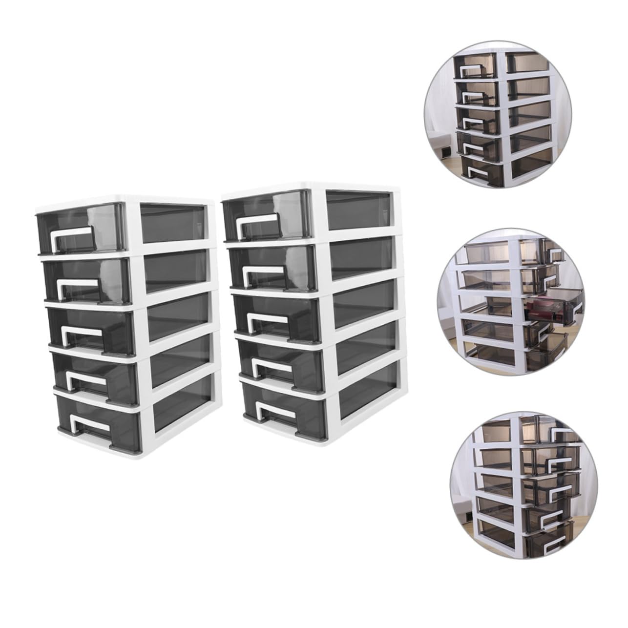 Alipis Tiroir De Rangement De Bureau - Étui De Rangement À Plusieurs Niveaux Pour Maquillage Papeterie Organisateur De Tiroir Compact Et Robuste