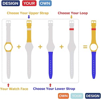 GreenOlive Silicone Rubber Waterproof Watch Strap