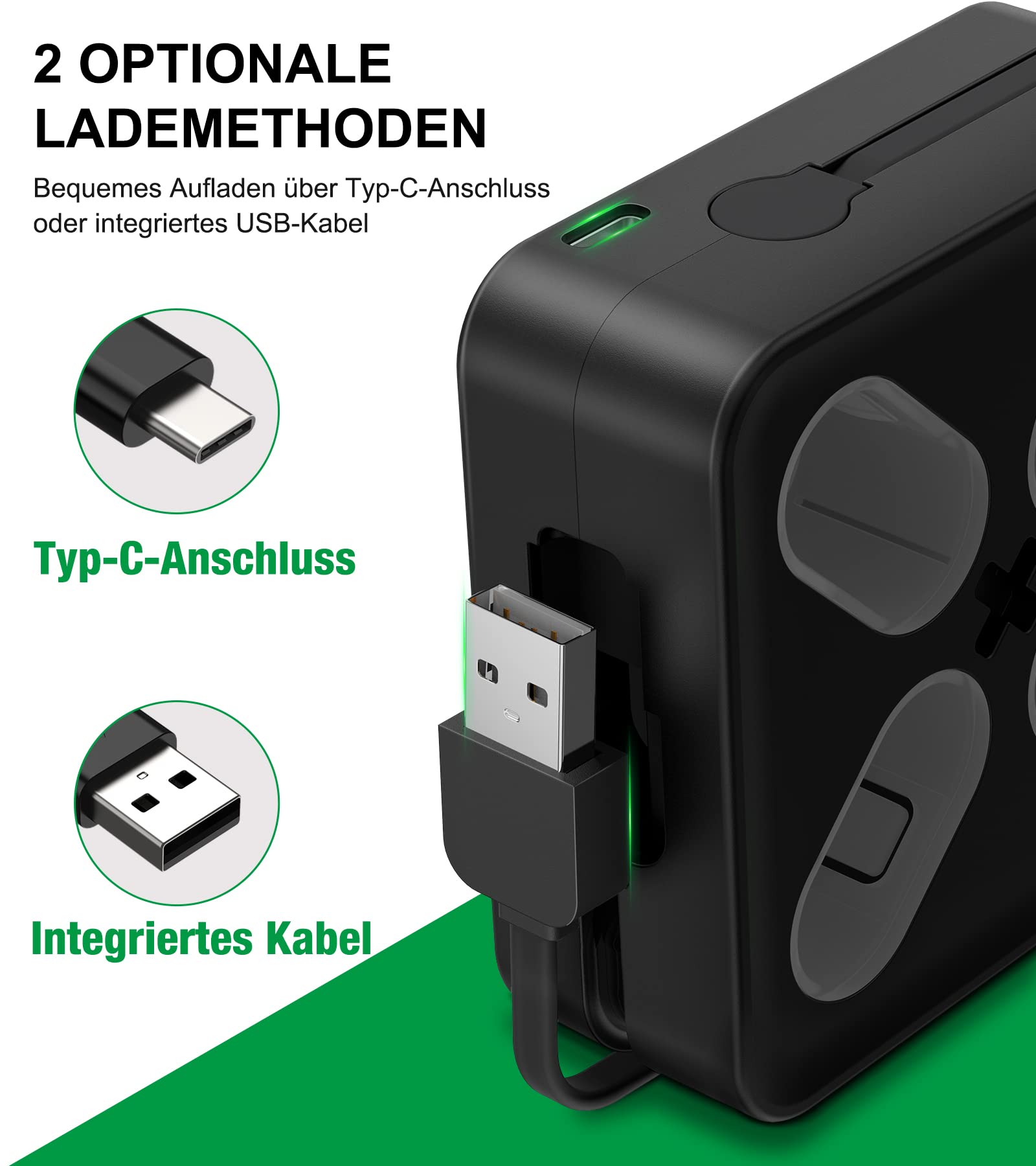 Akku für Xbox One/Series X&S Controller, 4 Stück 2550mAh Akku (2x6120mWh) Hoher Kapazität Batterien, NI-MH Akku Kompatibel mit Xbox Series X&S/Xbox One S/Xbox One X/Xbox One Elite/Xbox One Controller