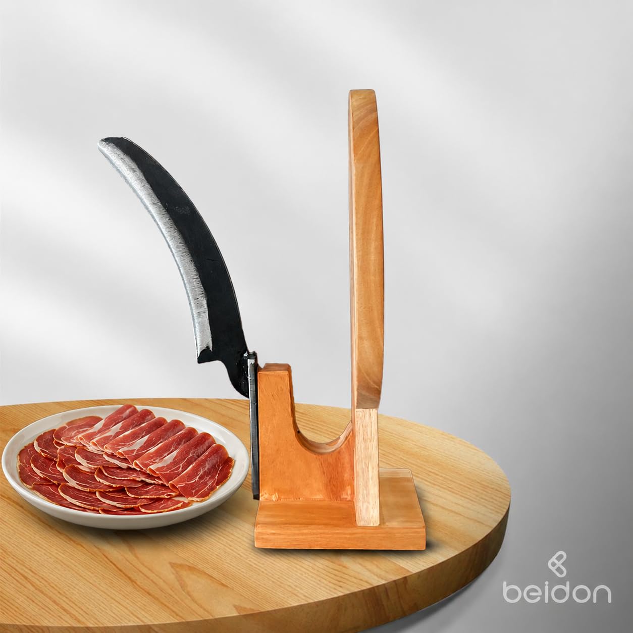 Beidon Wooden Boti - Traditional Indian Cutter -2