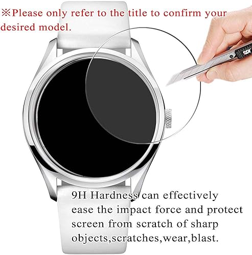 Miniatura 2 de Synvy - Protector de pantalla de cristal templado compatible con Huawei Honor Band Zero smartwatch Smart Watch 9H protectores de película