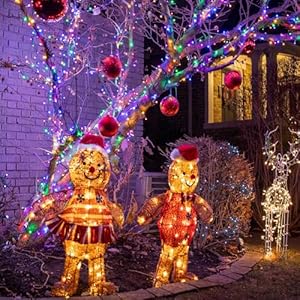 4pack battery christmas string lights 50leds christmas lights battery 165ft dark green battery string lights auto timer 8 modes indoor outdoor christmas decoration for wreathtreedeckrgby  urban country home decor