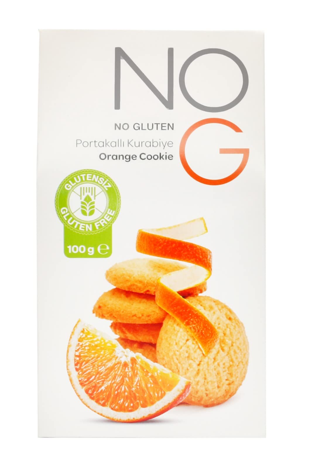 NOG No Gluten 100 gr Portakallı Kurabiye