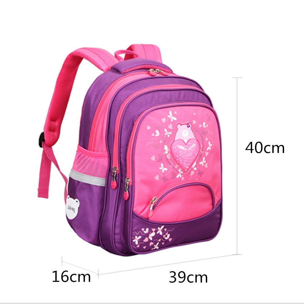 Kinderrucksäcke Primärer Handtasche Rucksack Mädchen Grundschulkinder Wasserdichte Lichtreisetasche Drucken für Schule & Reisen