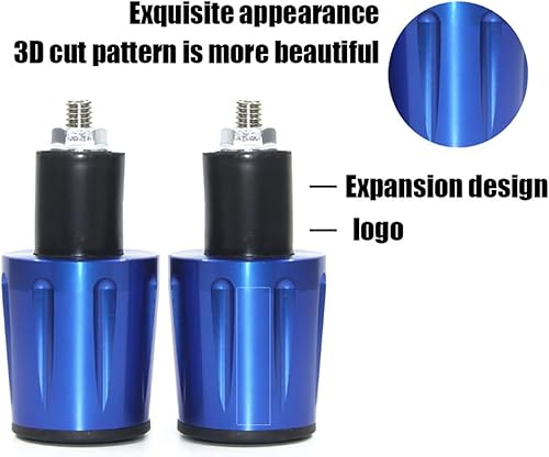 Miniatura 2 de Para Yamaha Xmax 125 250 300 400 X-MAX 2016-2021 CNC Manillar de motocicleta Tapones de extremo de barra de manillar de Moto (Color Oro, Tamaño: