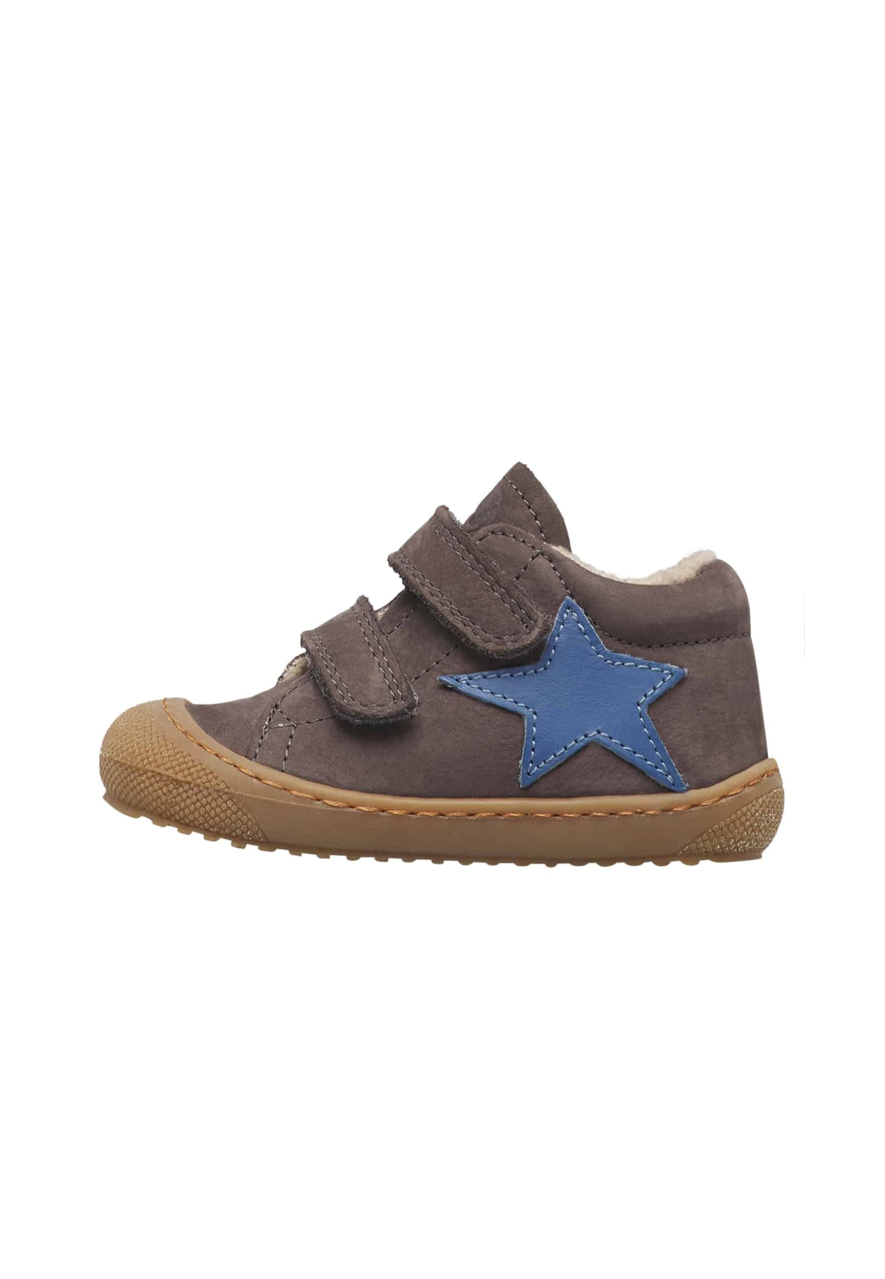 Naturino KOLDE 2 VL Nabuk Soft Lin.Wool Anthracite-Azure