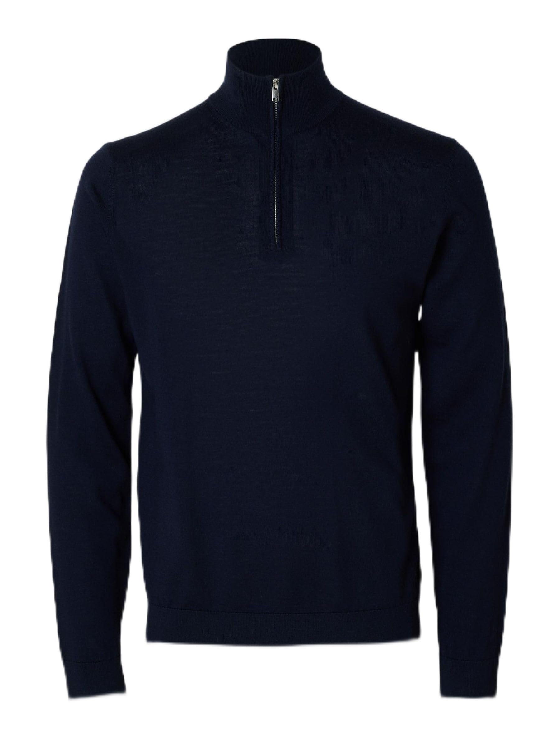 SELECTED HOMME Half-Zip Jumper 100% Merino Wool