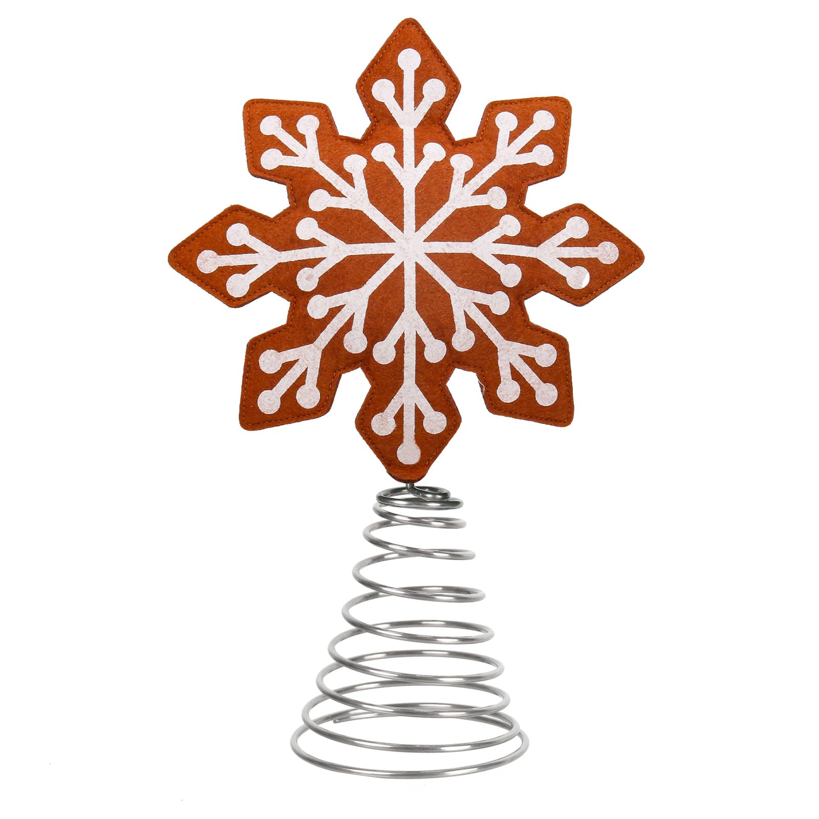 KAQNTUD Soft Snowflake/Star Ornament Christmas Tree Topper Decoration For Home Office Business Holiday Display Christmas Felt Snowflakes Ornament