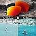 TRUSHELL Polarized Replacement Lenses for Oakley Batwolf OO9101 Sunglass Fire Red - Polarized