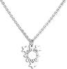 Kivosliviz Philippines Sun Necklace Philippines Jewelry Gift for Filipino Philippines Star Necklace Philippine Pride Necklace