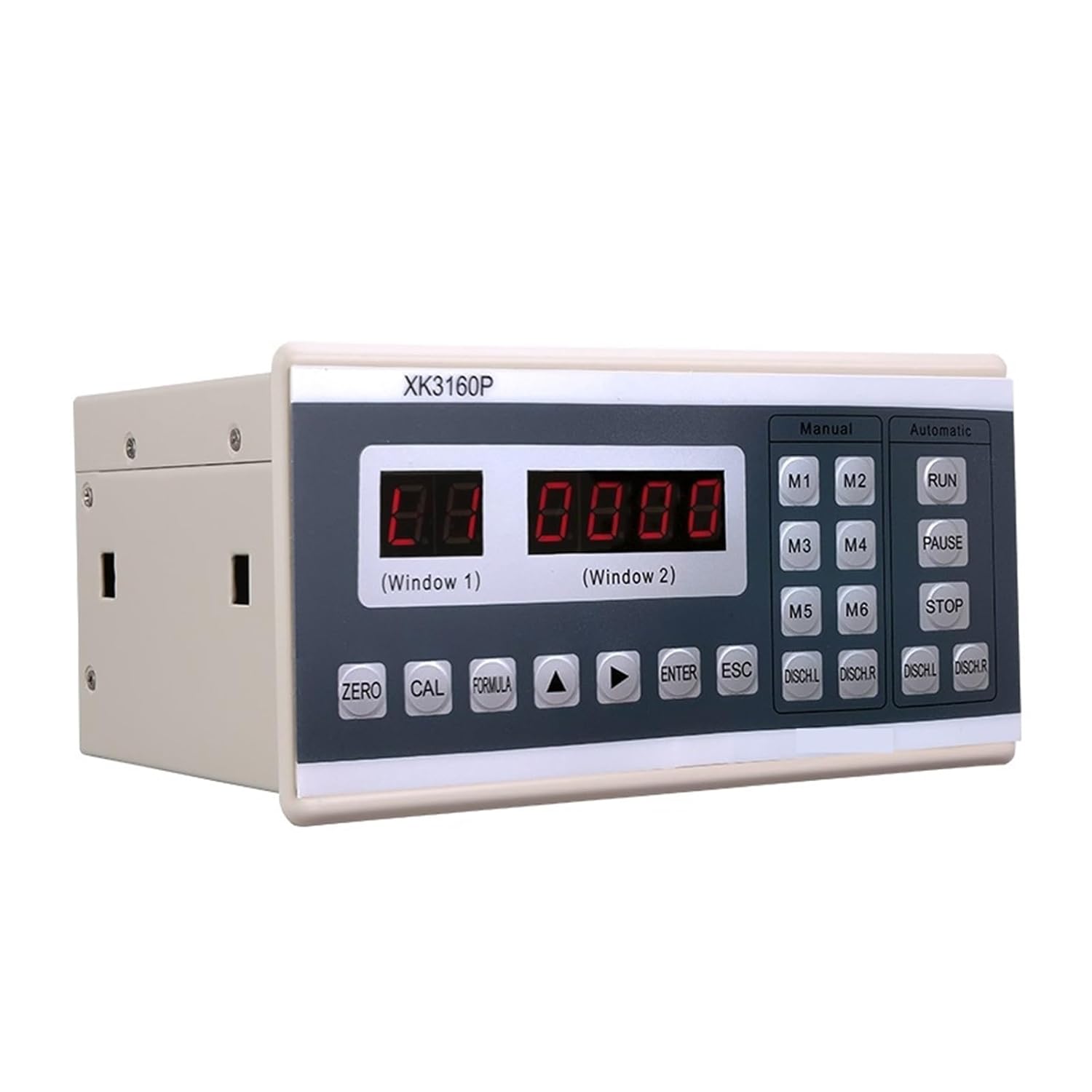 Ingredient and Weight Indicator Control System Feeder Weighing Controller Display Meter XK3160P for DIY Electronic(4 Relay Out)