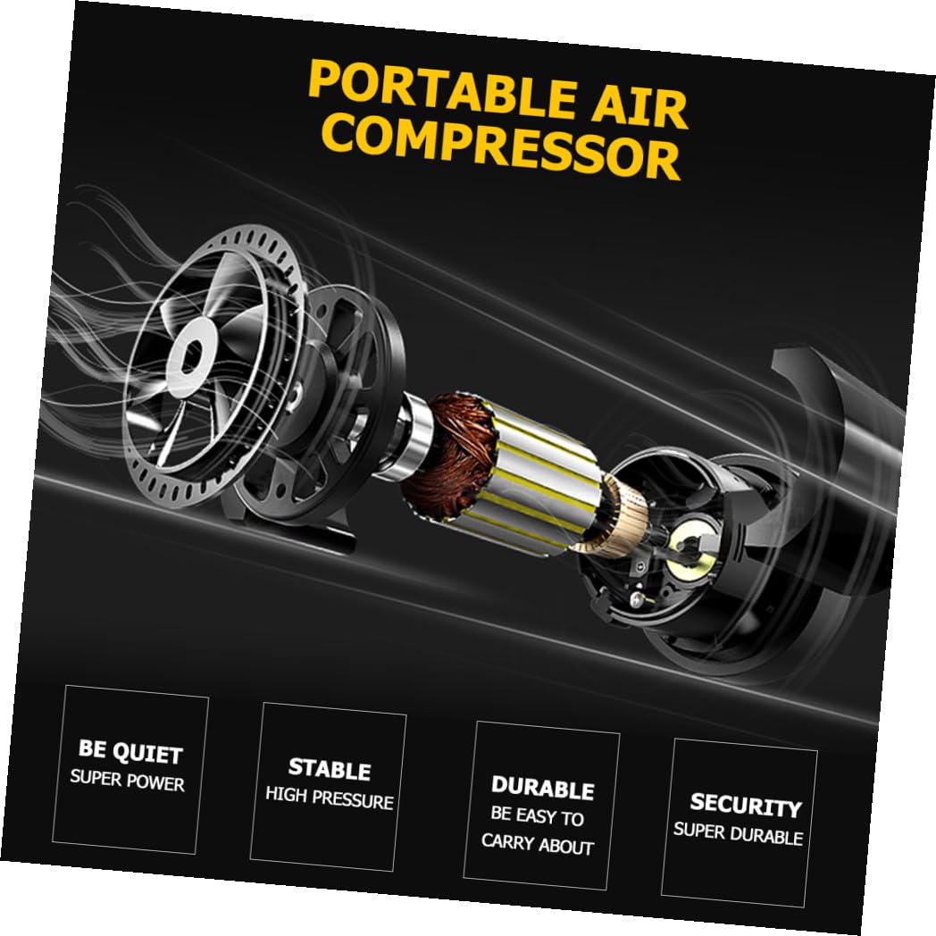 Compressore Portatile per Bici e Moto con Display Digitale