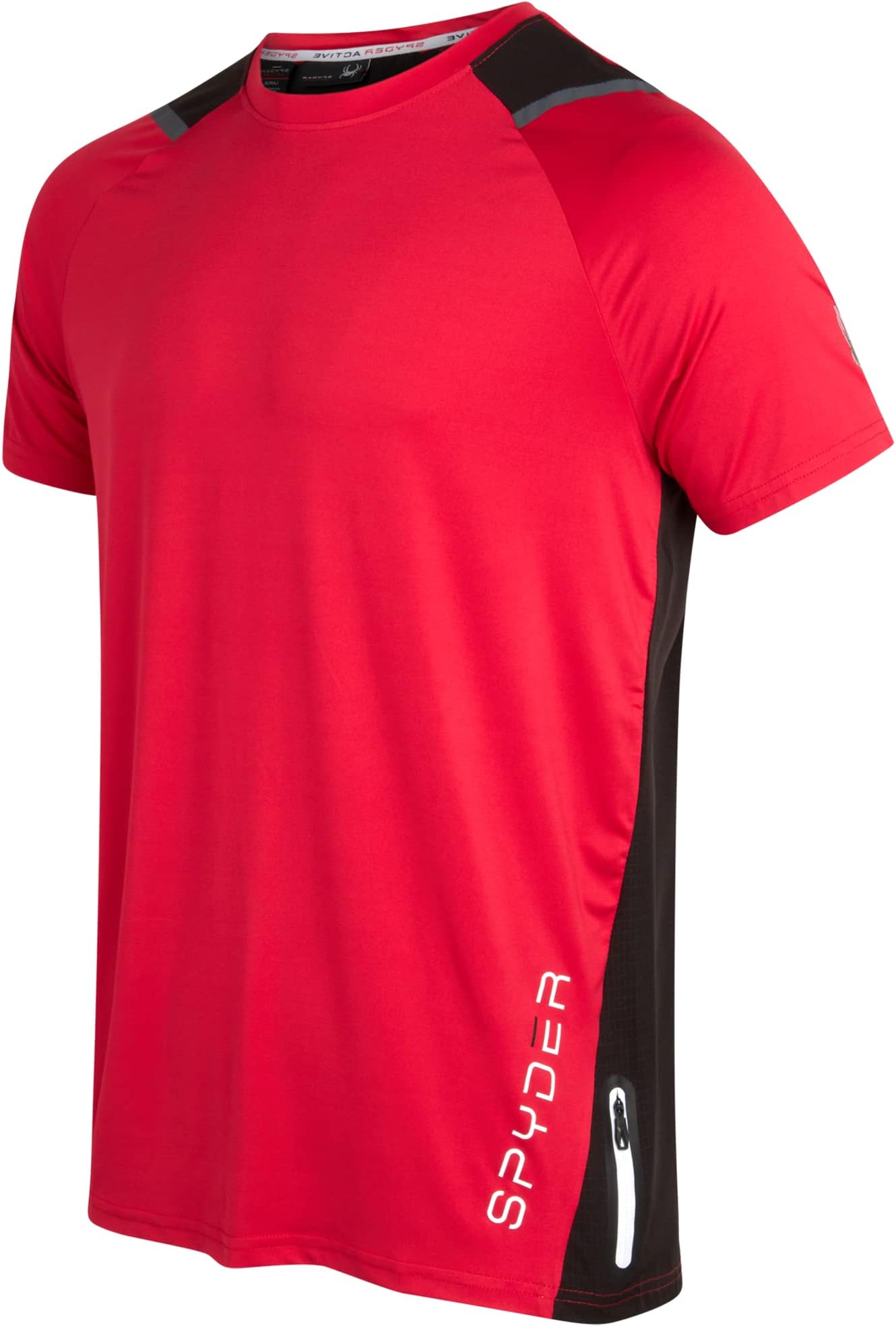 SpyderMen's Athletic T-Shirt - Active Performance Sports Tee - Dry Fit Short Sleeve Shirt (S-XL)