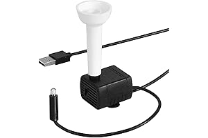 Pet Water Fountain Replacement Pump and Light Set (For Square Water Fountain)