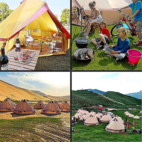 Carpa Bell Tent de Algodón Impermeable para Camping 4 Estaciones miniatura 6