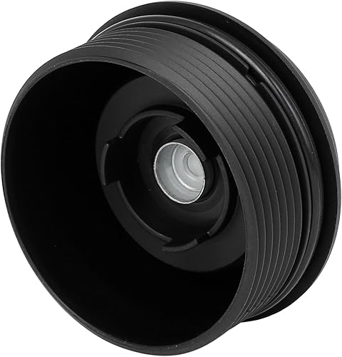 Miniatura 6 de X AUTOHAUX Tapa de filtro de aceite negra 12605565 Reemplazo para Buick para Chevrolet para GMC