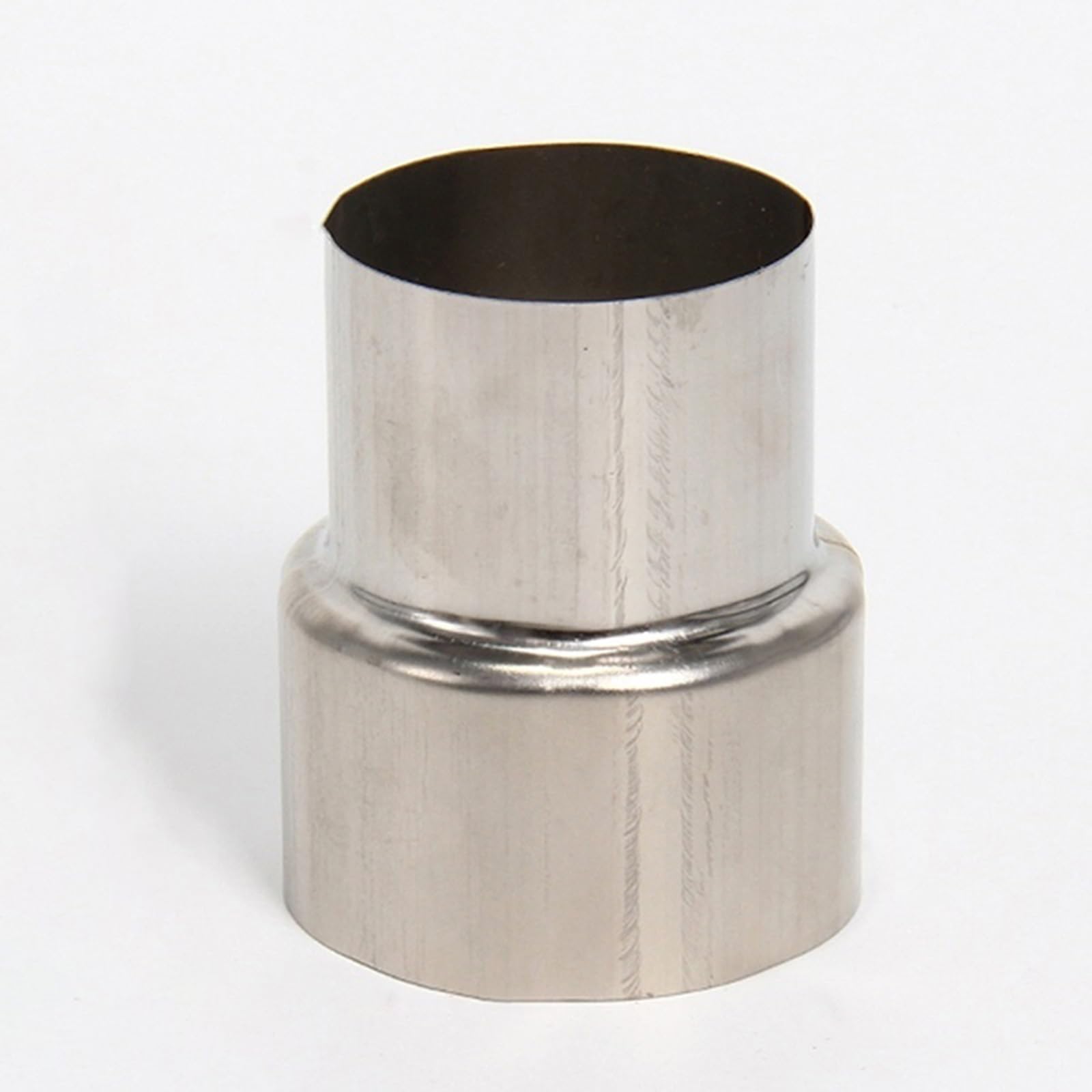 Yuahdbo One Color Chimney Adapter, Stainless Steel, Adjustable, Reducer Connector For Stove Pipe, Wood Stove, Fireplace, Flue Pipe Chimney Systems(6Cm~5Cm)