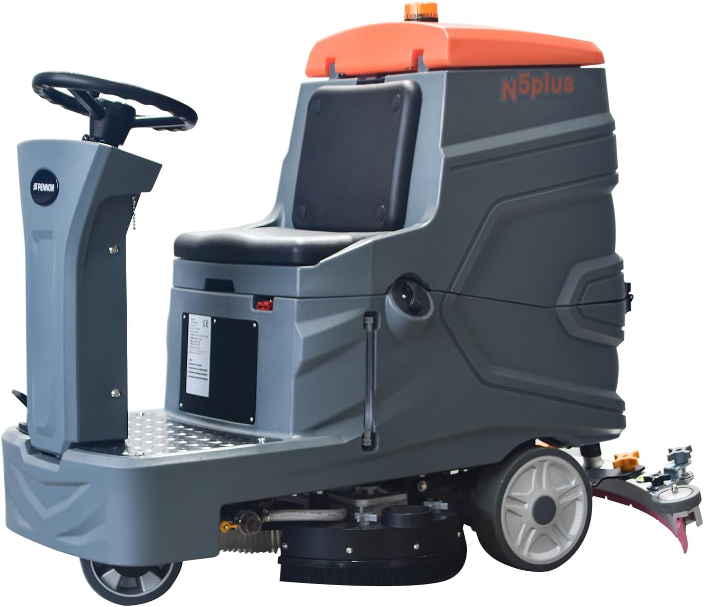 PENNON N5Plus Self-propelled Floor Scrubber Dryer Machine, 28" Cleaning Width, 35" Squeegee Width, 18-gal Sewage Tank, 220 RPM, Efficient, Versatile & Durable for Commercial Hard Floors